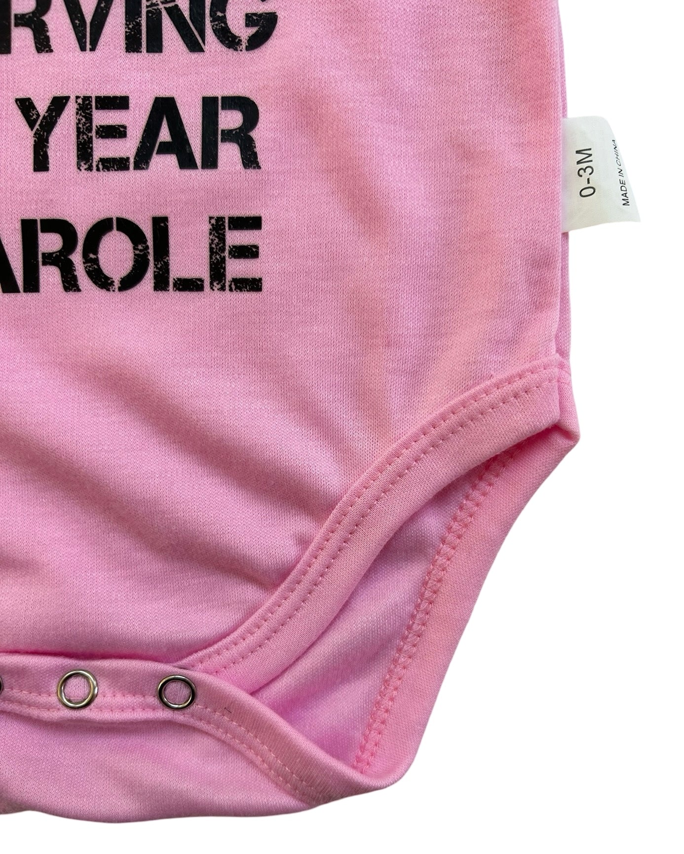 3M Baby Girl’s Bodysuit, Letter Print-Romper.