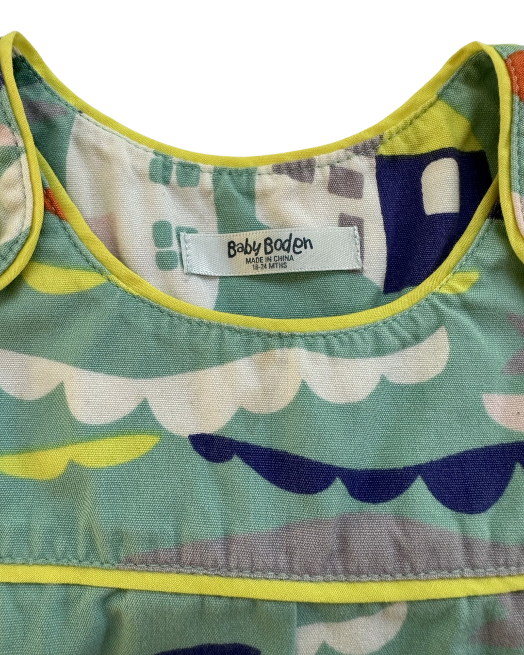 18M-24M Baby Girl Baby Boden Nautical Sea Boat House Sailboat Dress