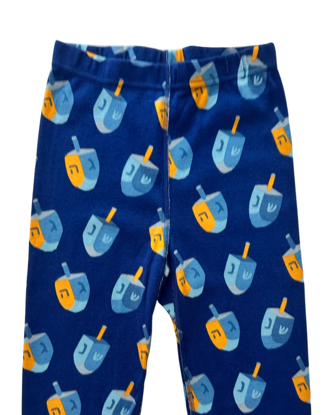 Boys / Girls Size 8Y Youth Hanna Andersson Blue Hanukah Dreidel PJs