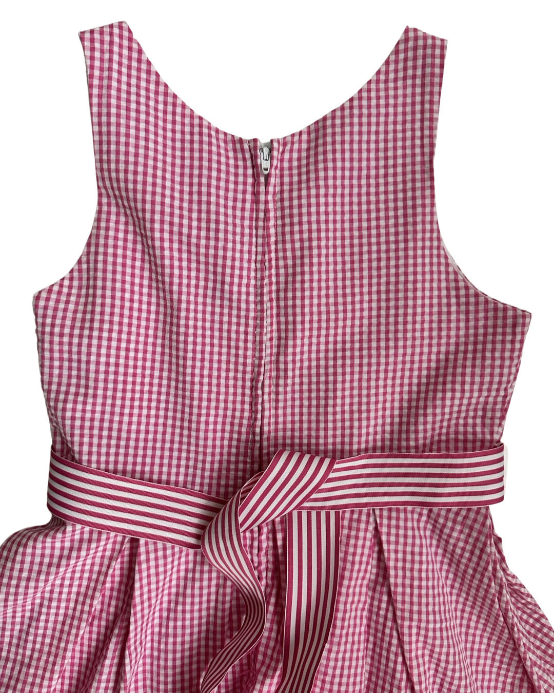 Youth Girls Size 12 Pink Gingham Rare Editions Dress