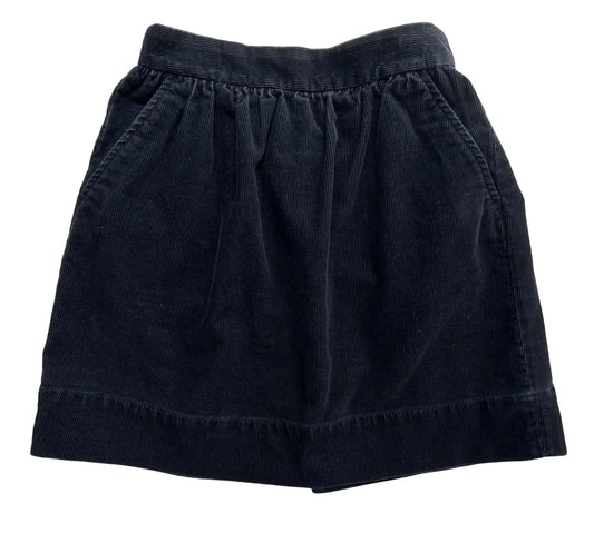 Youth Girls Size 8 CrewCuts Navy Blue Corduroy Skirt