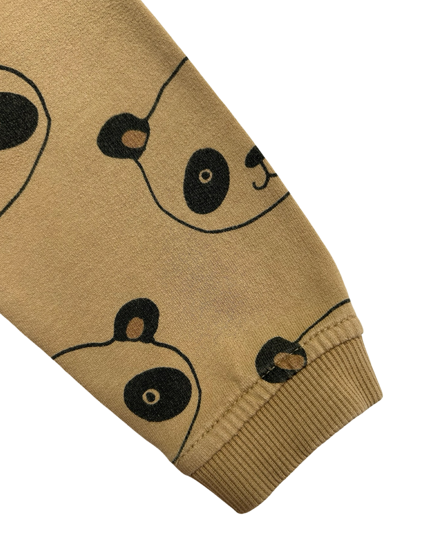 12M - 18M Baby Girls H&M Panda Camel Color Novelty Print Sweater