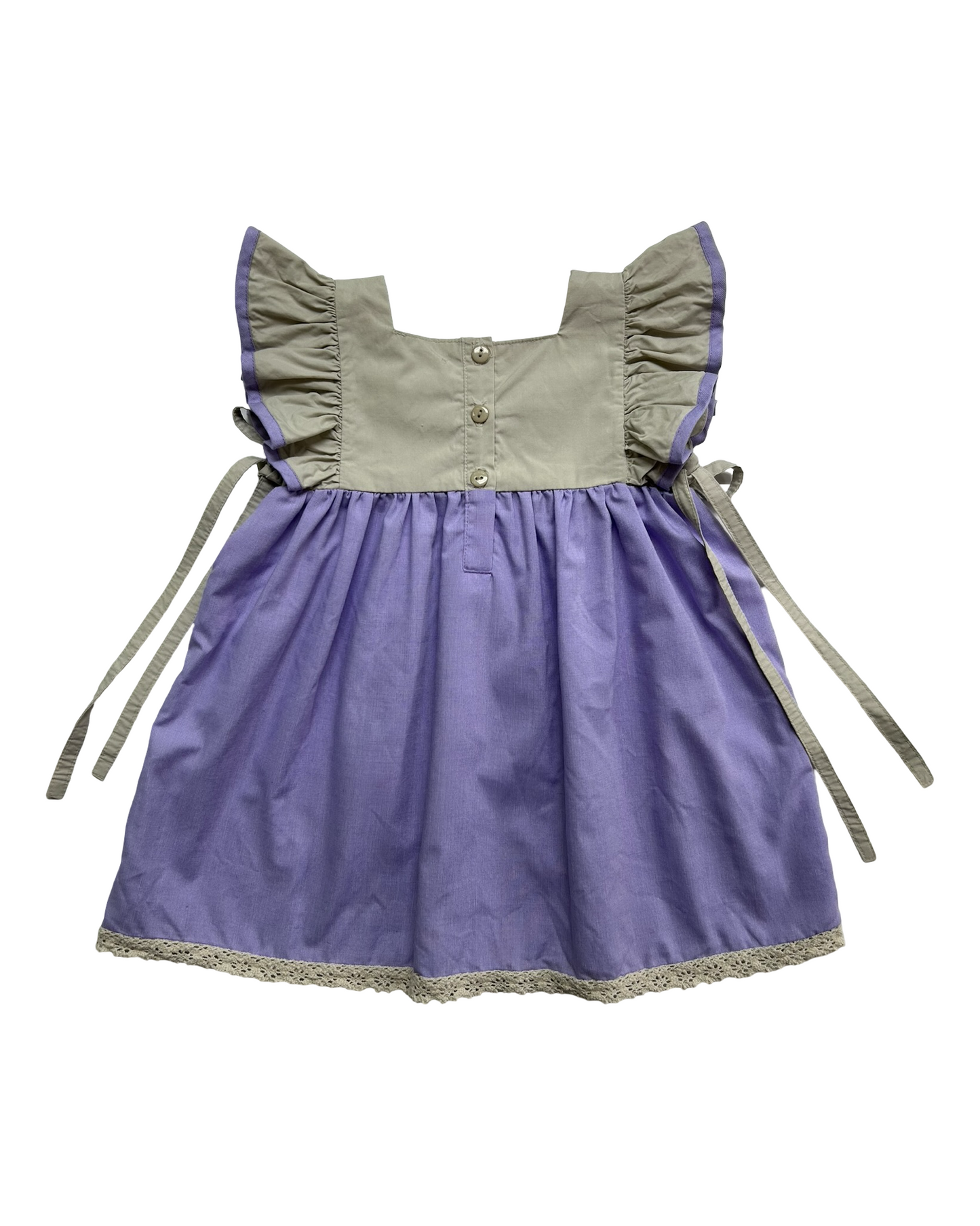 12M Baby Girls Nola Smocked Ruffle Sleeves Embroidered Dress
