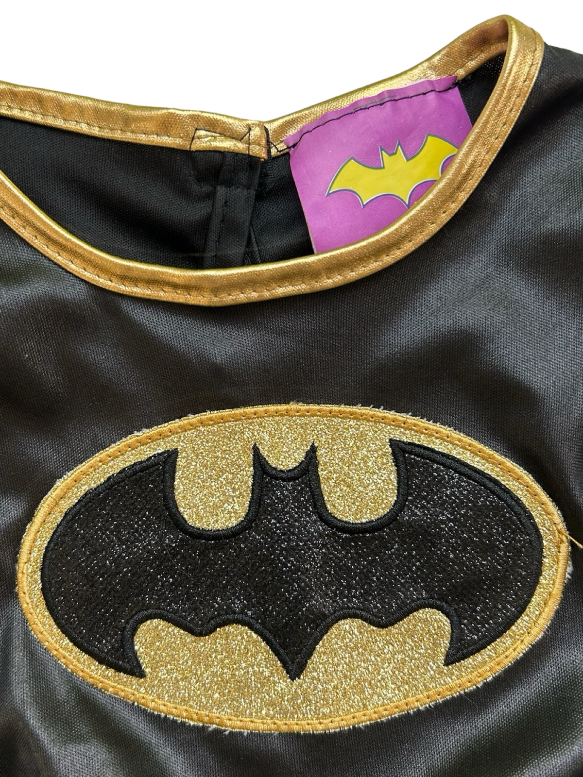 Toddler Girl Rubie’s Bat Girl Sparkly Costume Dress.