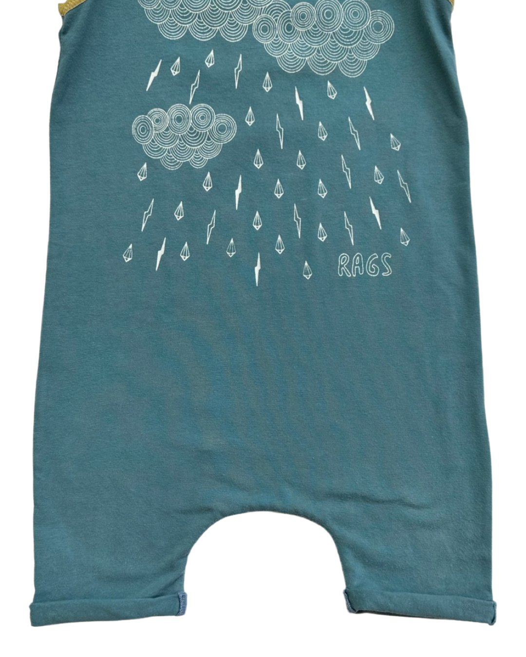 18-24M Baby Boy RAGS to Raches Thunderstorm Shortie Romper