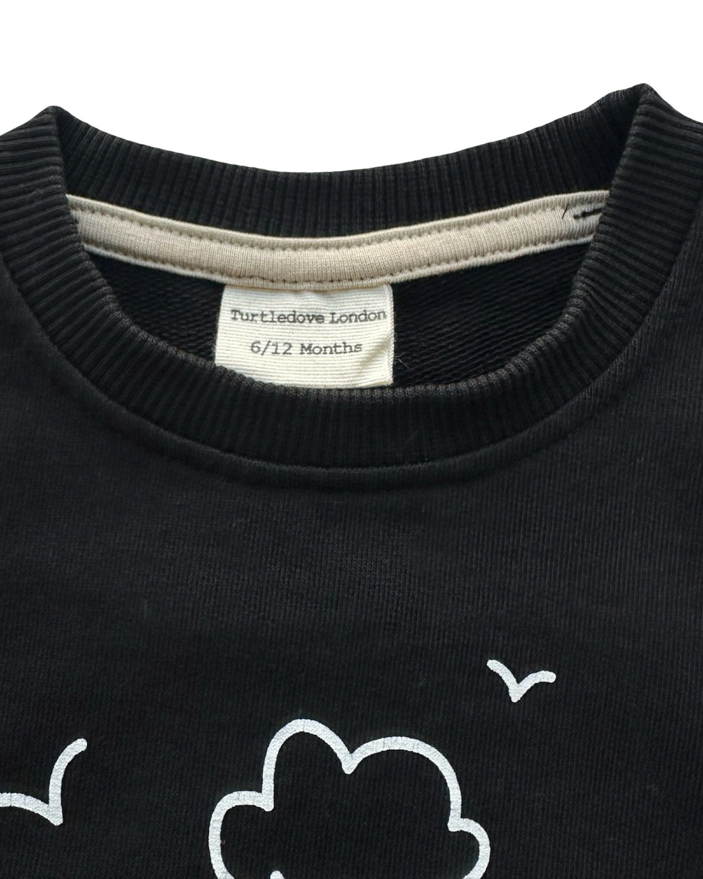 6M-12M Baby Boy Turtledove London Organic Cotton Sweatshirt.