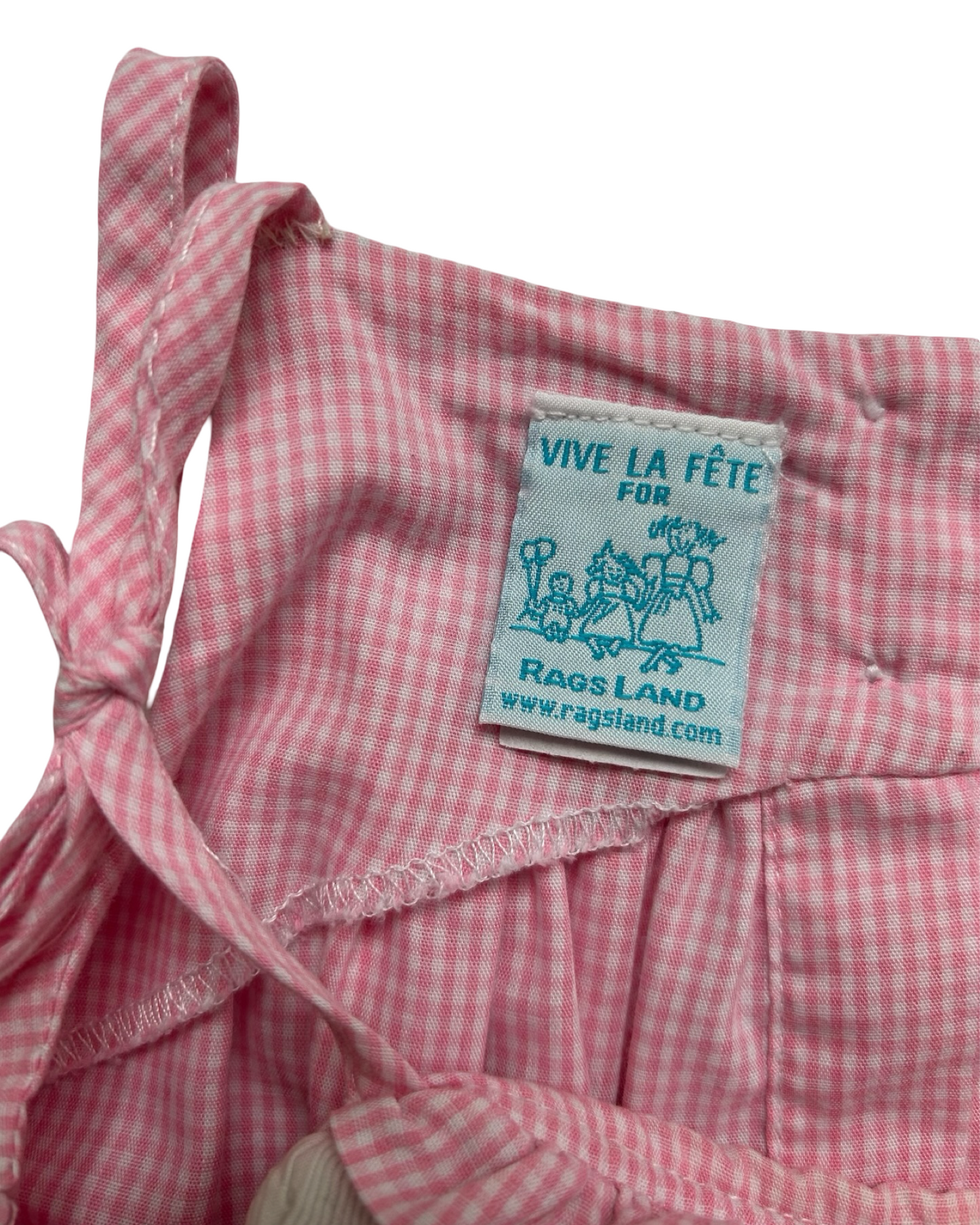 18M Baby Girls Vive La Fete For Rags Land Cherry Smocked & Embroidered Romper