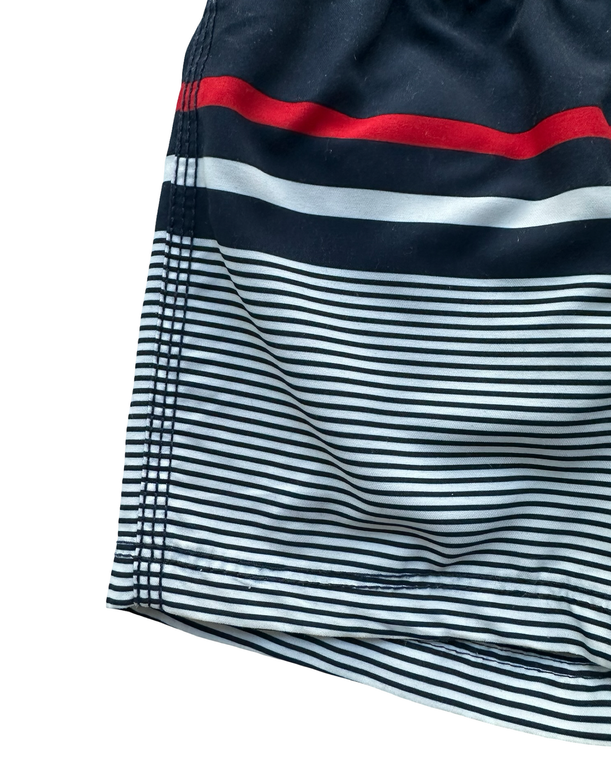 12M Baby Boy Carter’s 4th Of July Swimsuit Rash-guard StripedTrunks One Piece.