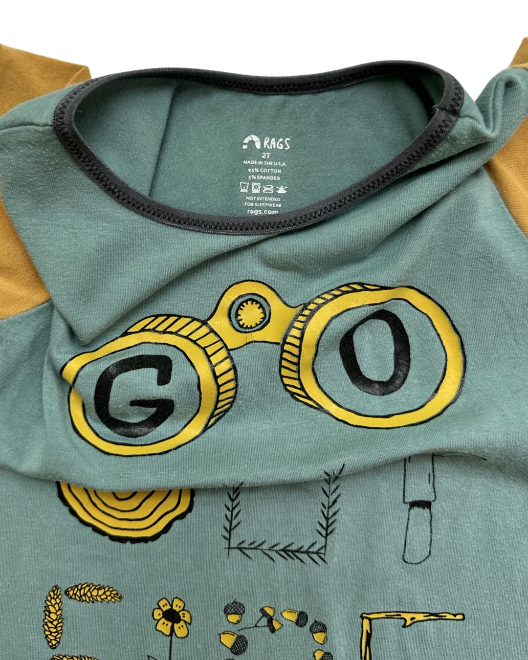 2T Toddler Boy RAGS to Raches Go Outside Shortie Romper