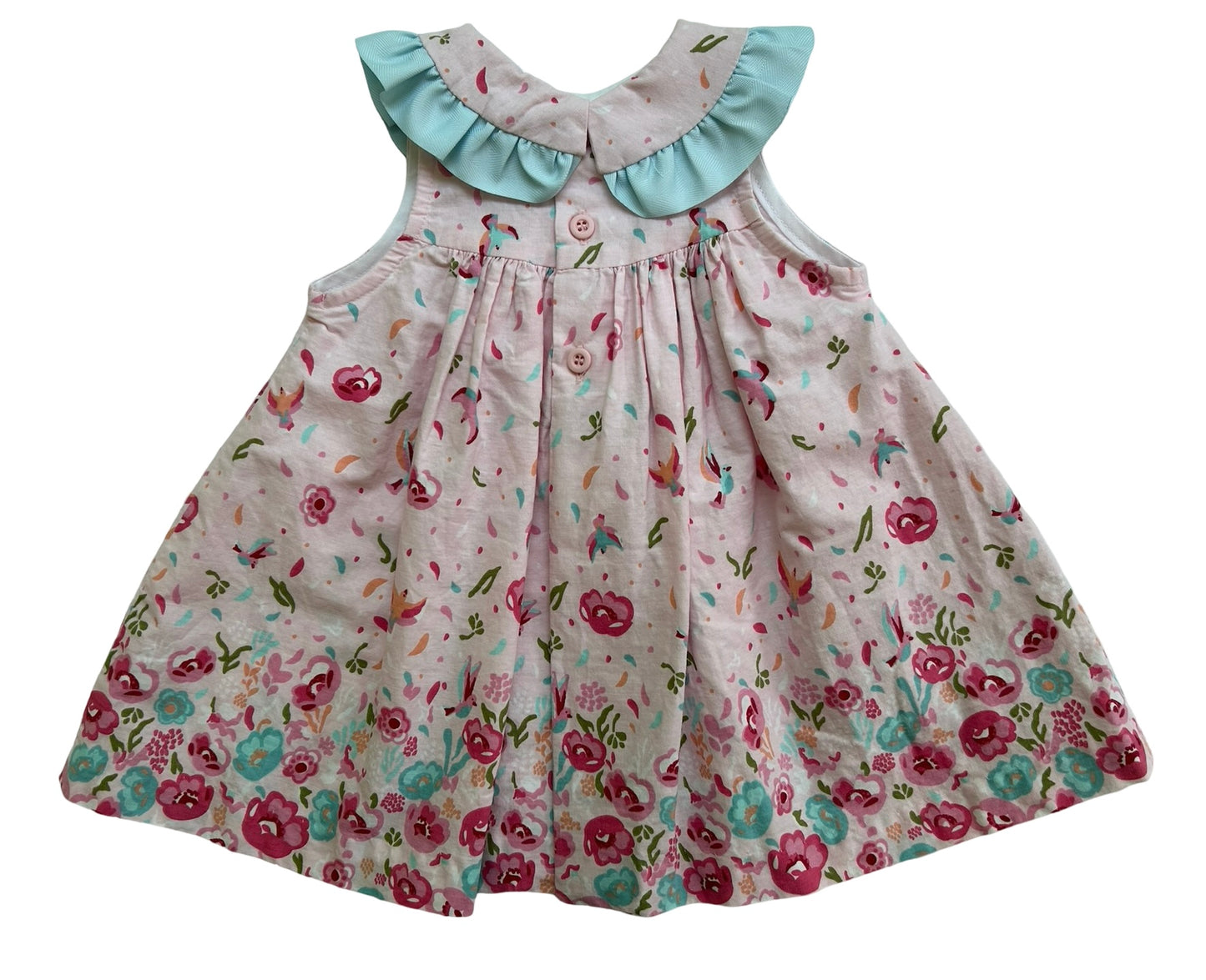6M Baby Girl’s Bailey Boys Classics Pink Floral Dress Set 2 Pieces.