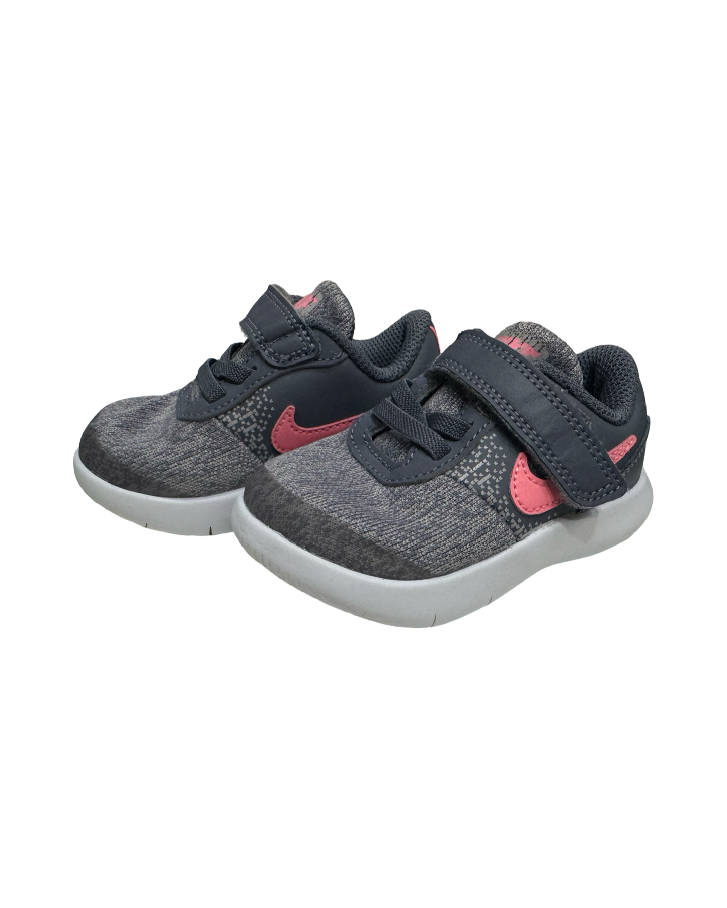 5C Toddler Girl Nike Flex Contact-light carbon/sunset pulse Shoes Sneakers