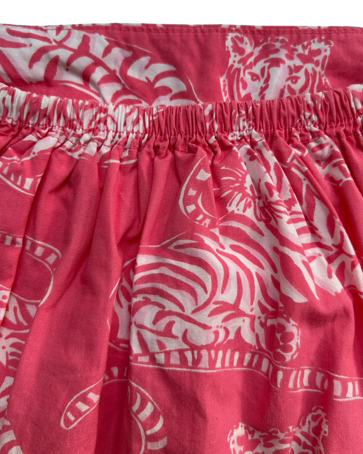 4T  Toddler Girl Lilly Pulitzer Skirt Pink Tiger 🐅 Preppy Lined Skort