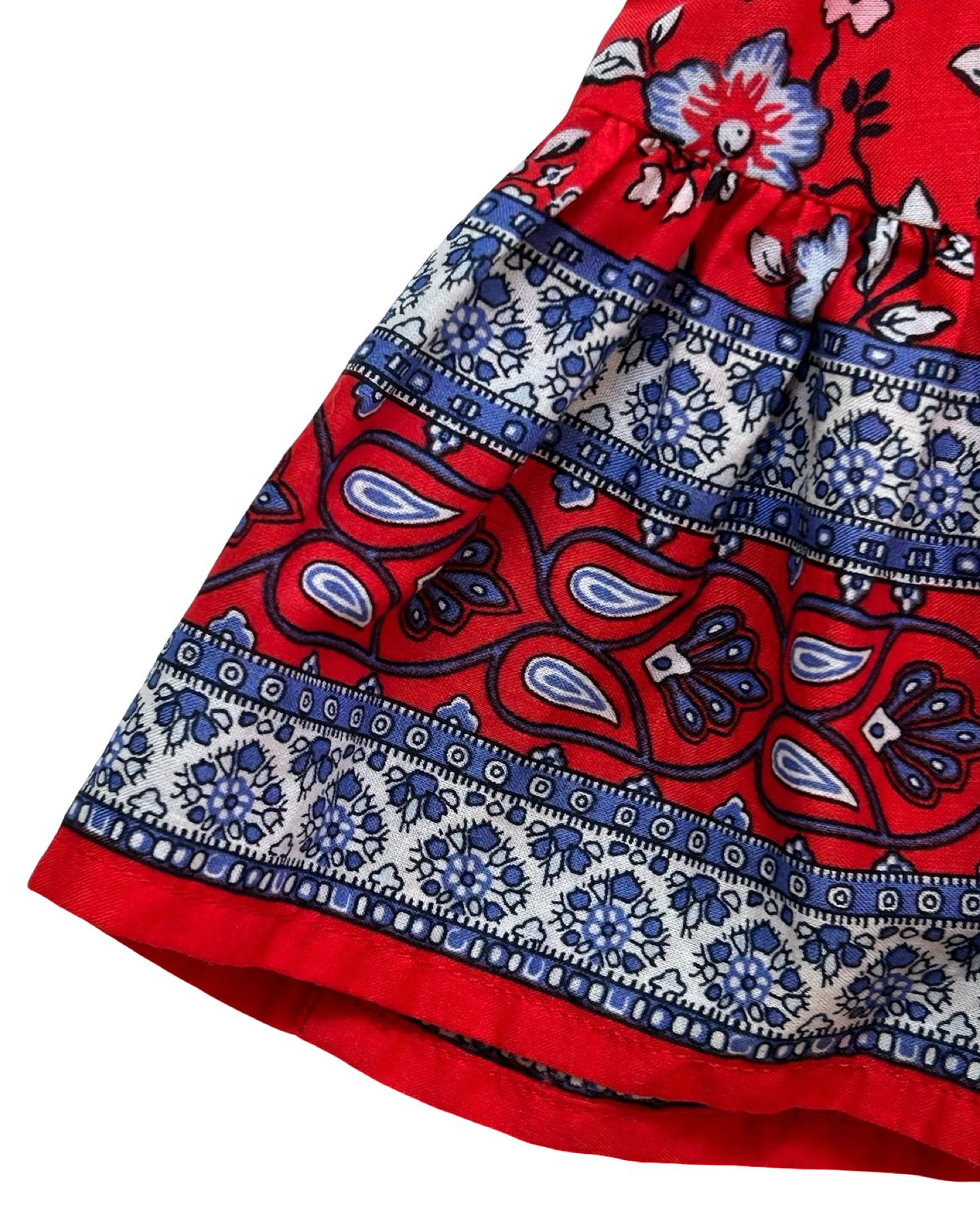 3M-6M Baby Girls Janie & Jack Floral Ruffle Trim Dress With Diaper Cover 2 Piece Set NWOT.