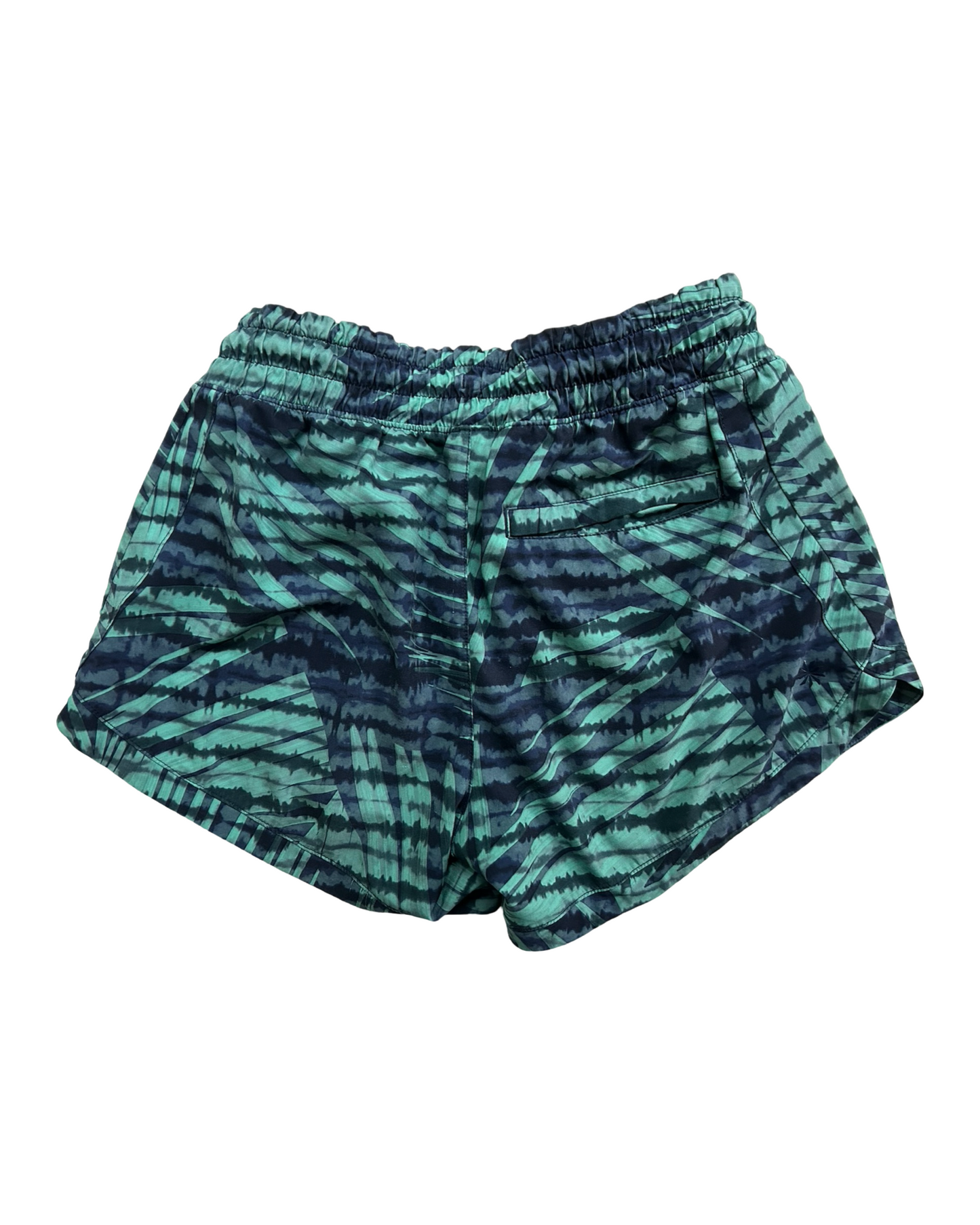 12Y Youth Girls Size 12 Large Athleta Girl Aqua Tie Dye Shorts