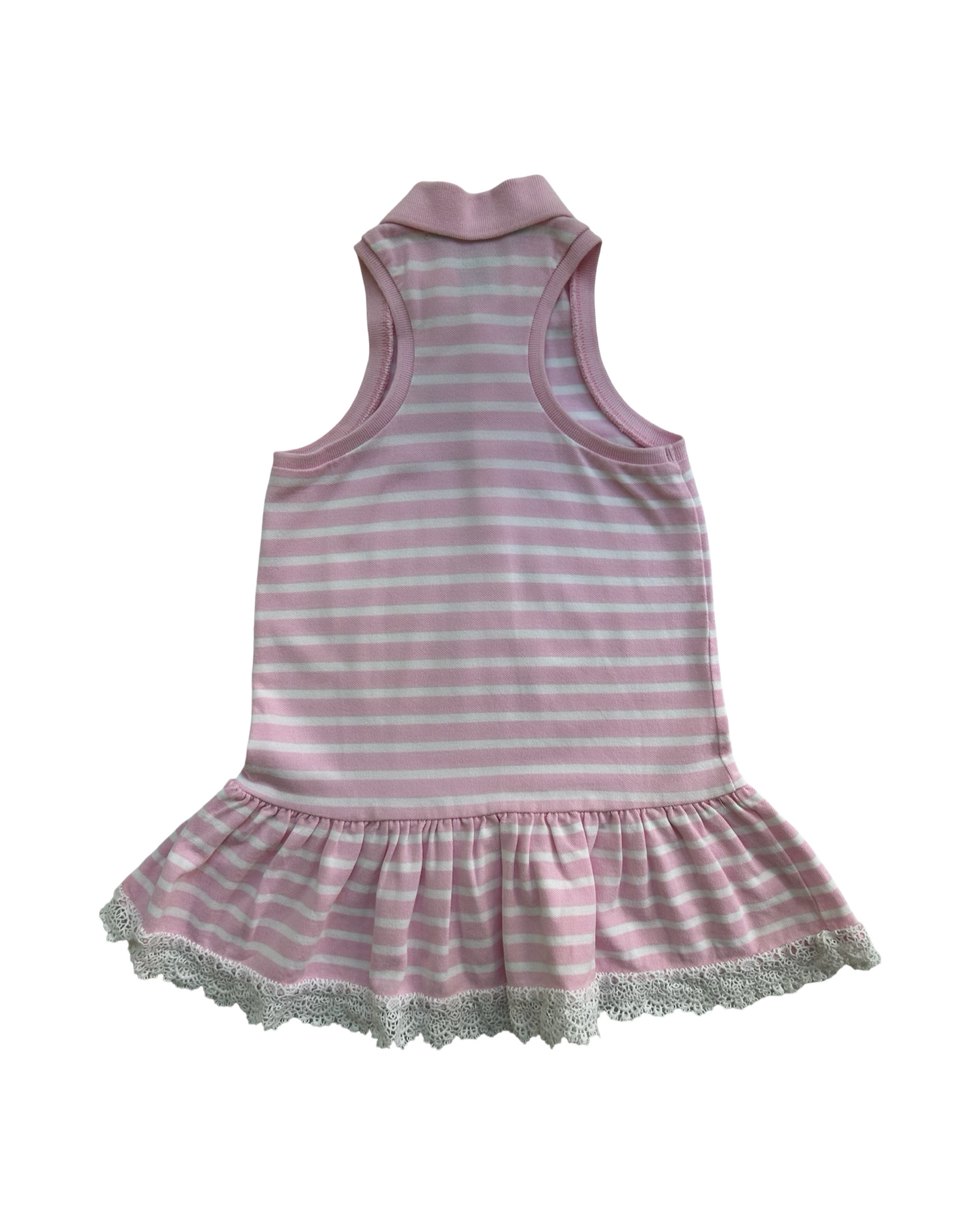 Toddler Girl Ralph Lauren Pink Striped Polo Dress