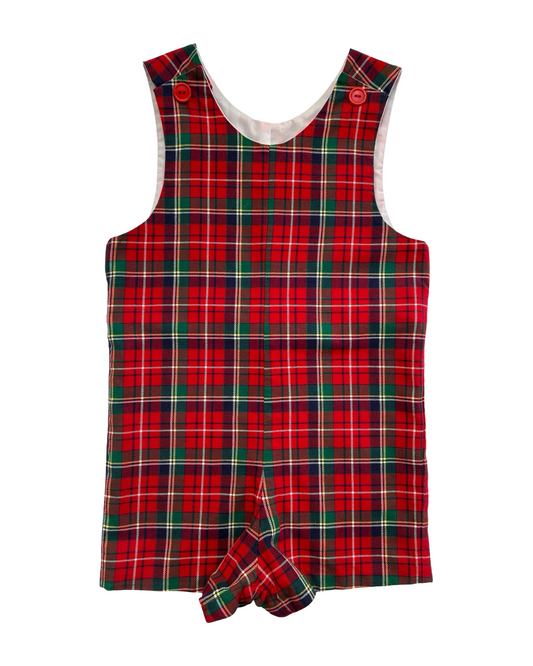 3T Toddler Boys Rags Land Plaid Romper.