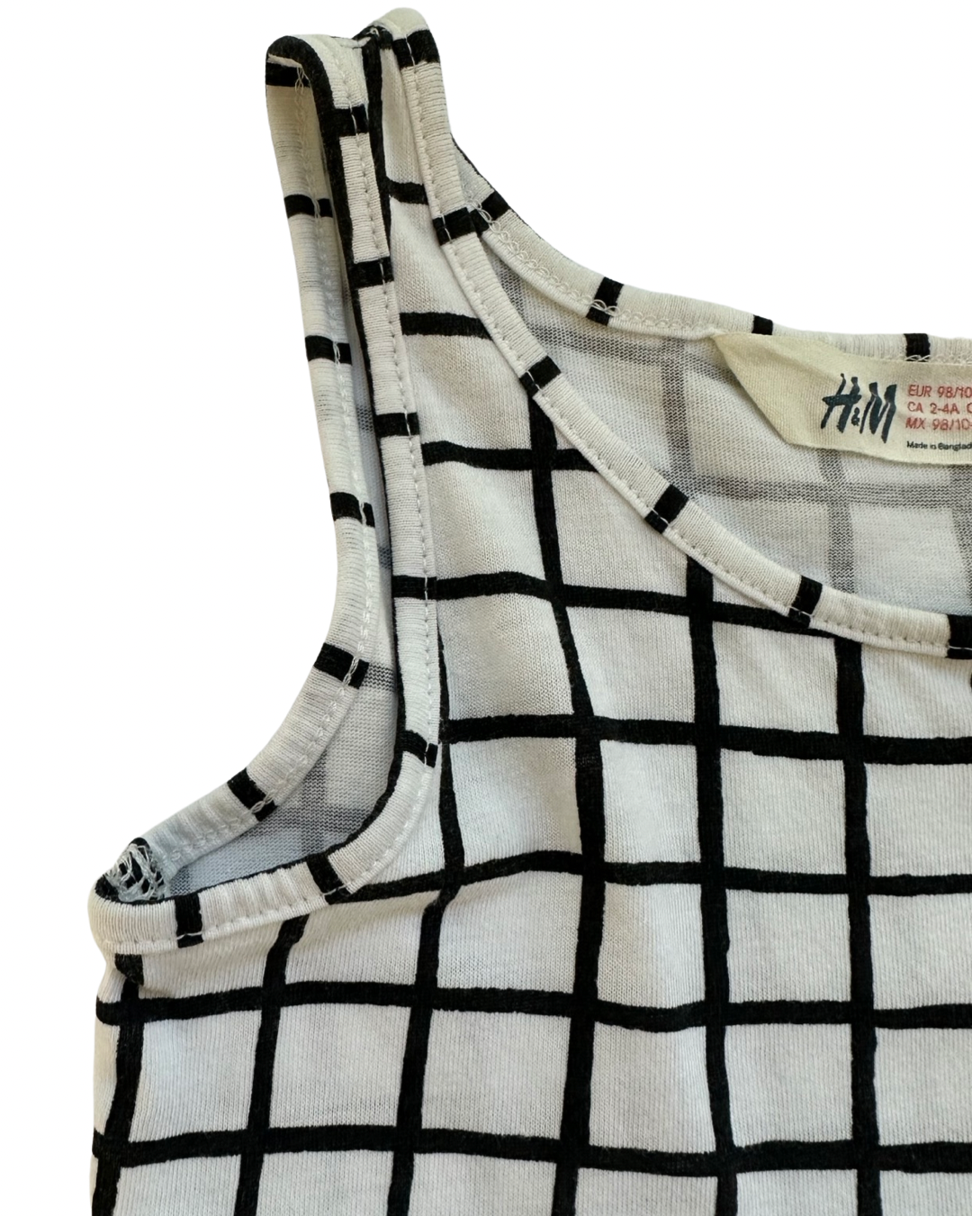 2T / 3T Toddler Girl H&M Black Geometric Play Dress