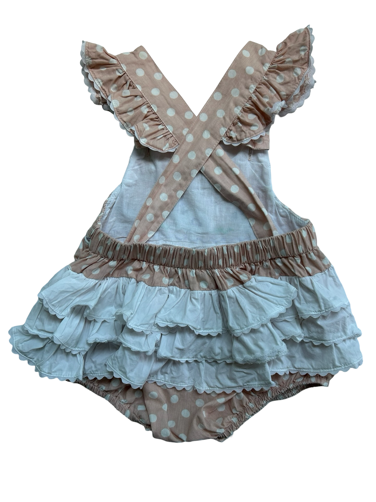 18-24M Baby Girls Lil Cactus Ruffle, Easter Bunny Romper.