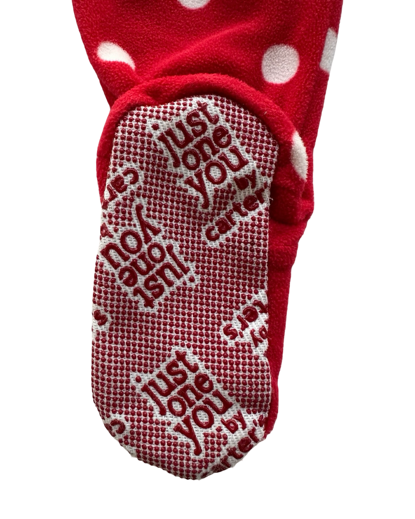 9M Baby Girls Carter’s Just One You Fleece Footed Pajama Christmas Santa🎅