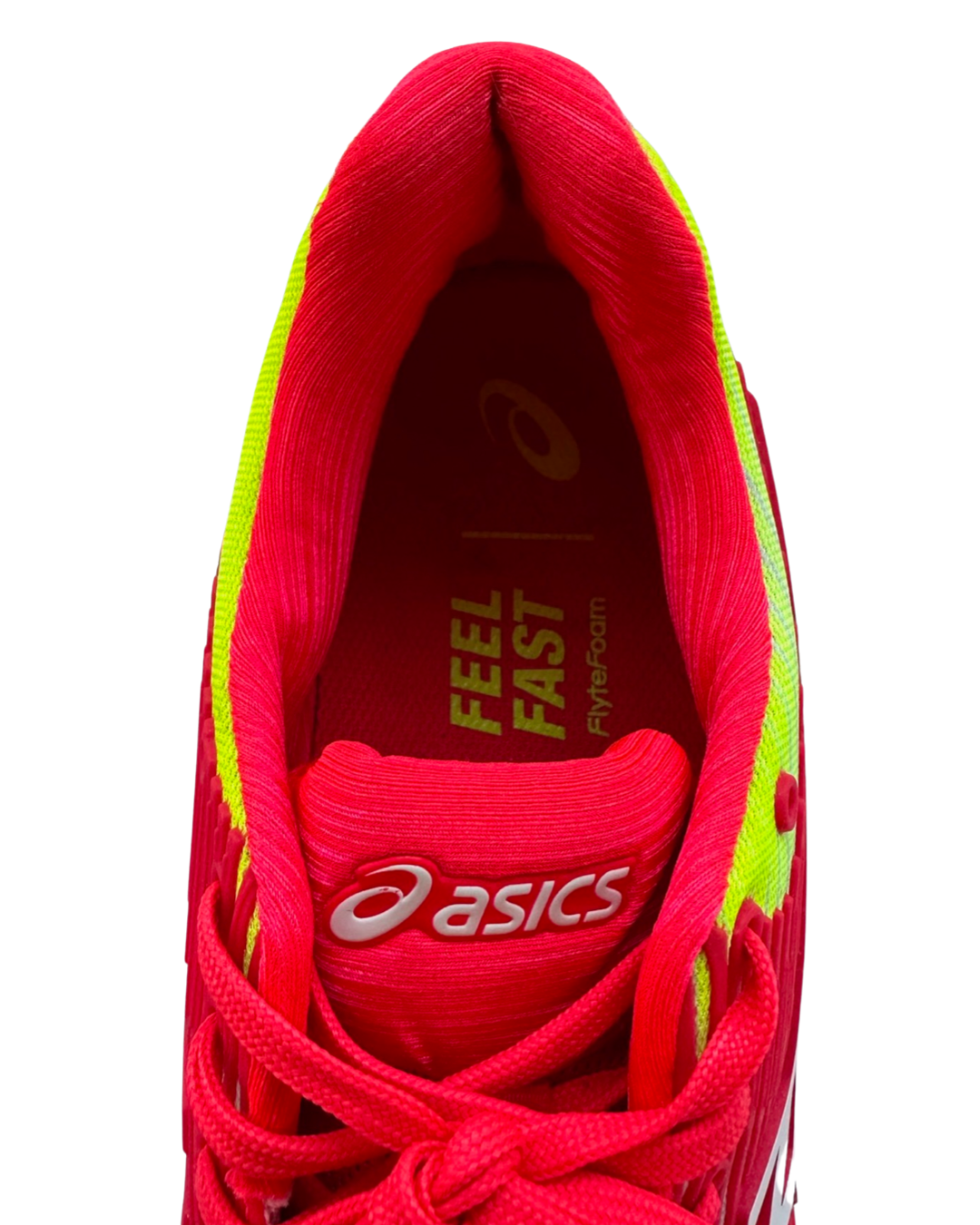 Asics Women's size 8.5 Solution Speed FF Laser Pink / Yellow Running Shoes