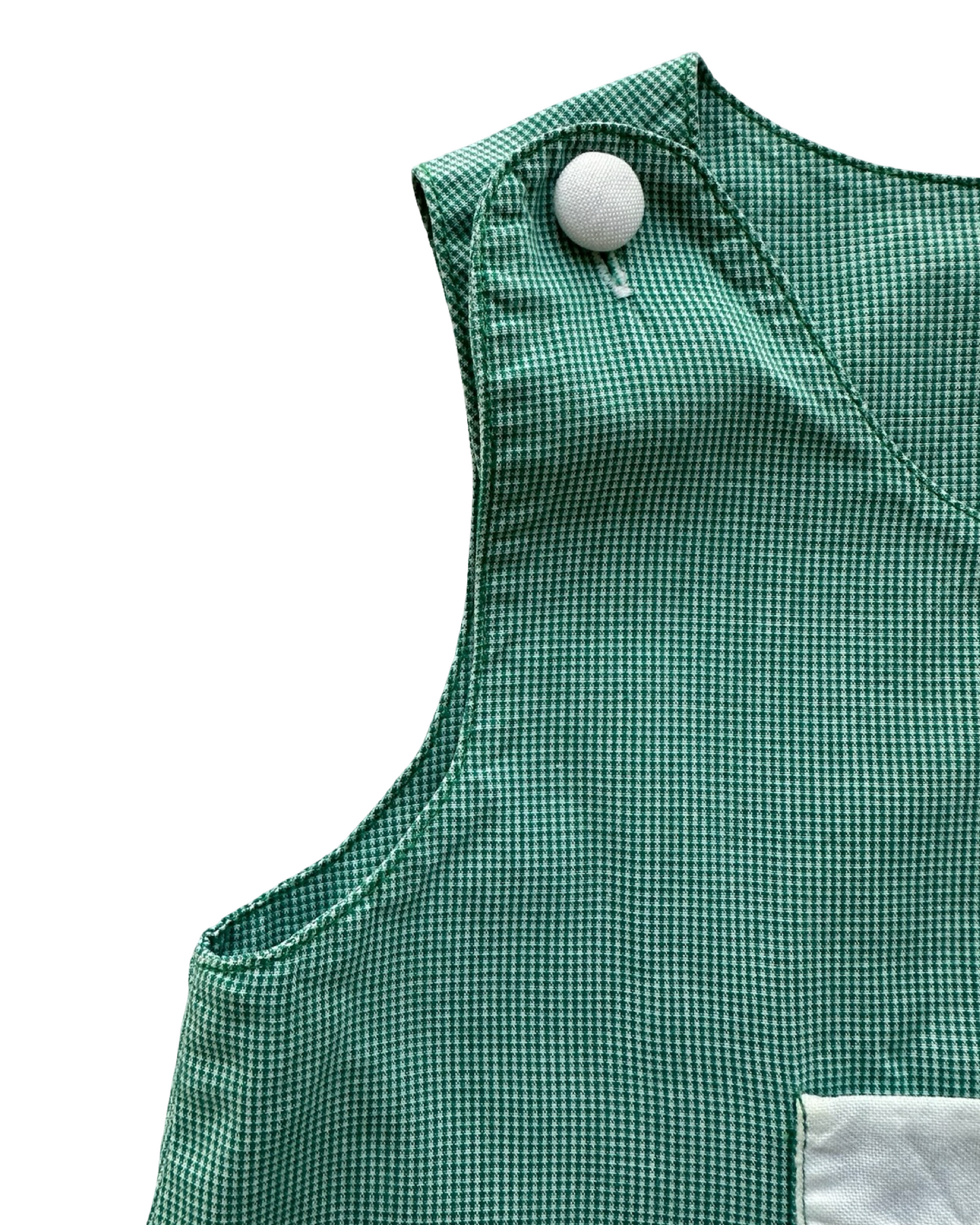 3Y Toddler Girl Strasburg Reversible Gingham Christmas Dress.