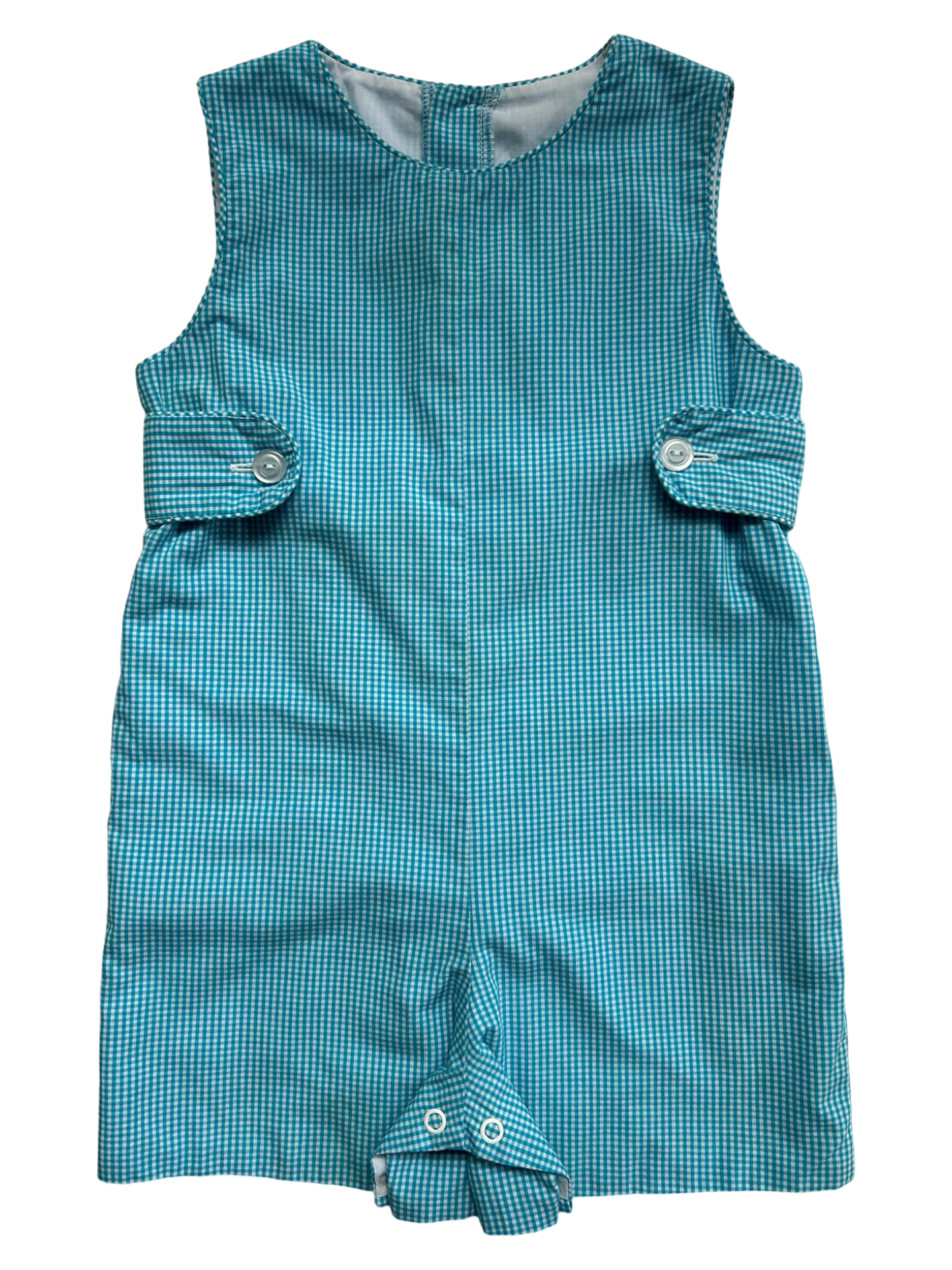 2T Toddler Boys Kelly's Kids Gingham John John Romper