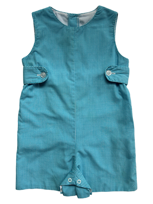 2T Toddler Boys Kelly's Kids Gingham John John Romper