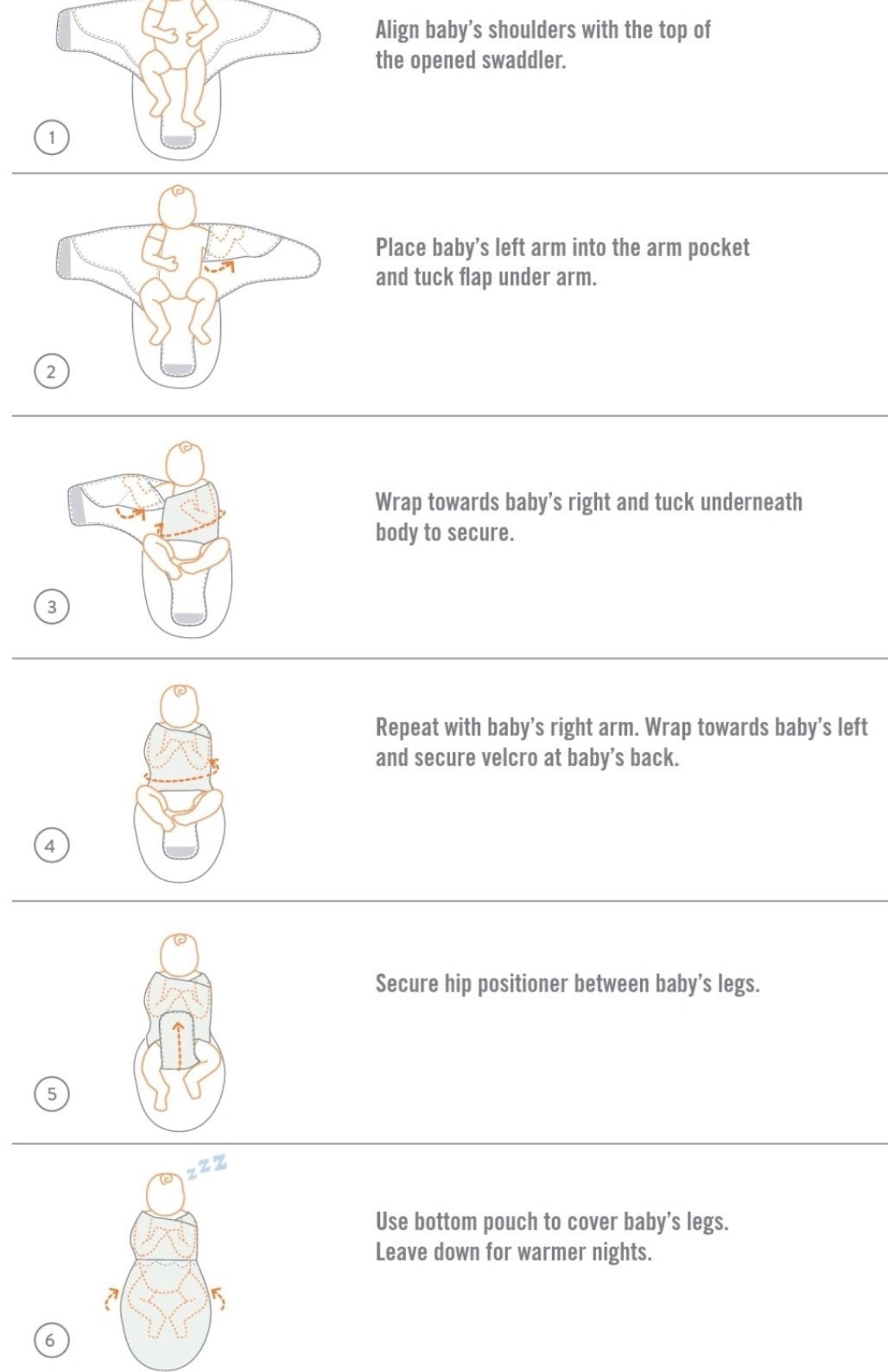 ErgoBaby Original Swaddler Elephant Design