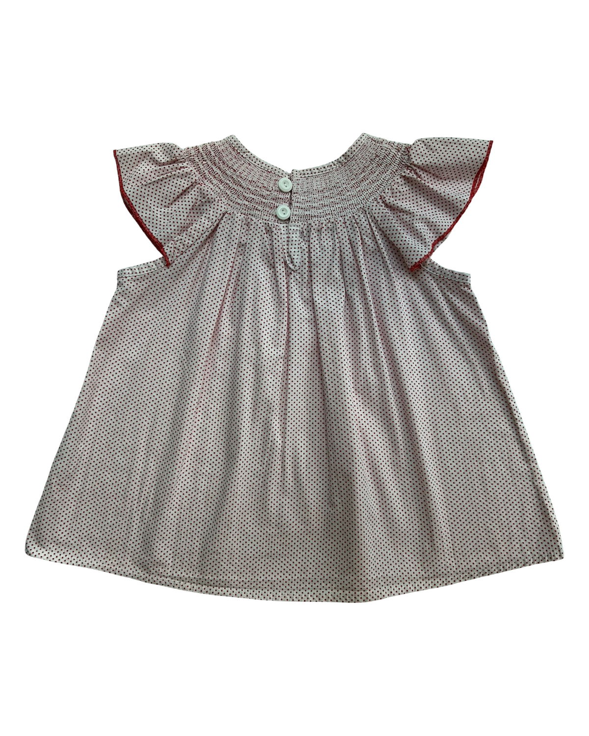 XL 6T Toddler Girls Marie Nicole Clothing Set 3 Piece, Dots Watermelon 🍉 Embroidered Dress, Cow Appliqué Dress And Red Ruffle Shorts.
