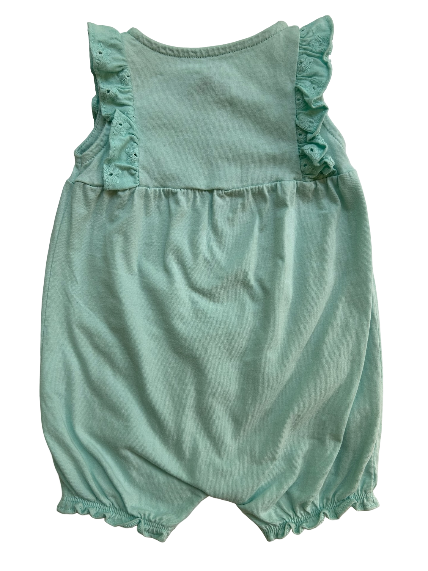 6M Baby Girl’s Carter’s Eyelet Snap-Up Bubble Romper