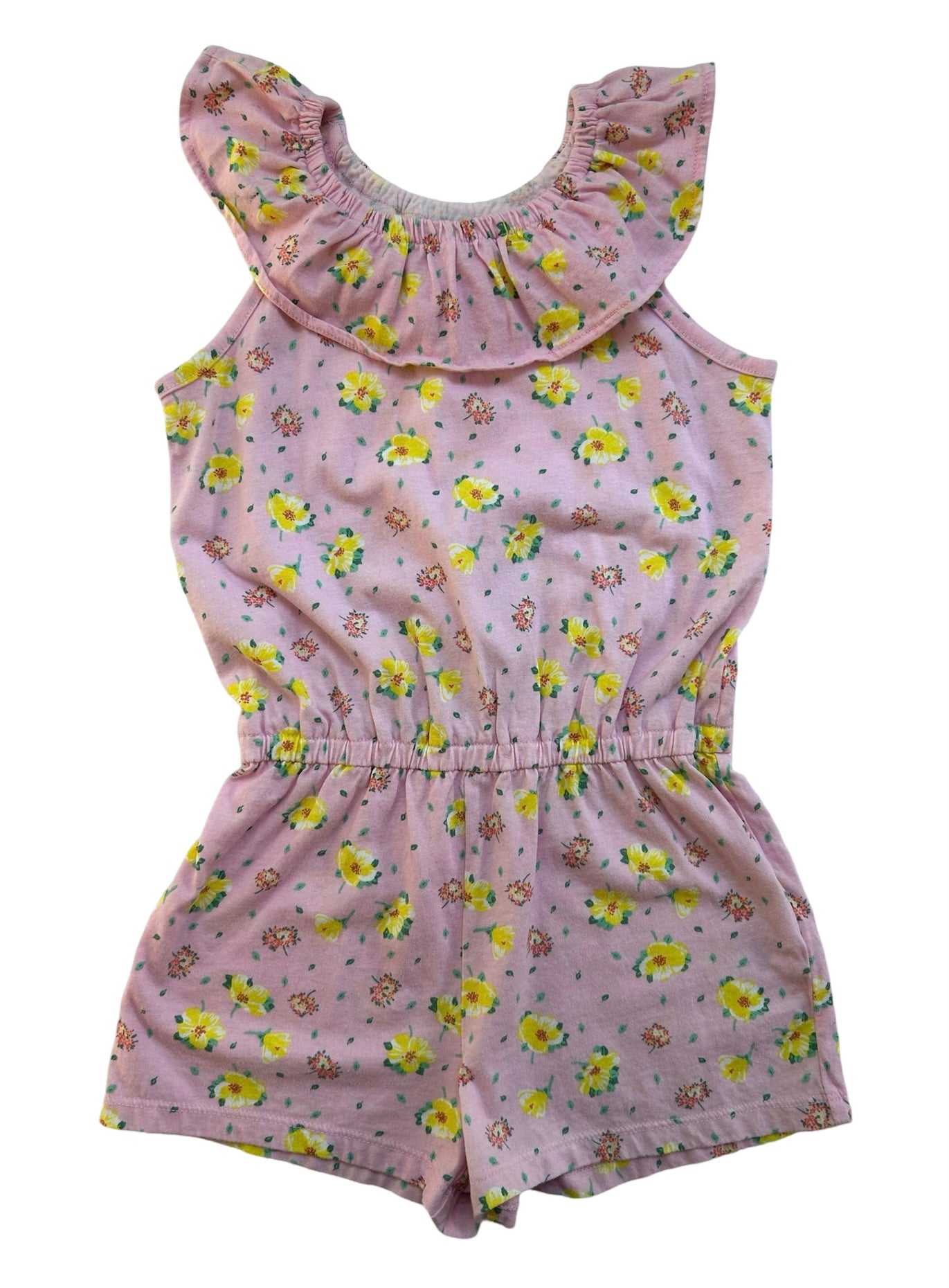 6/6X Toddler Girl’s Carters Kid Floral Jersey Print Romper