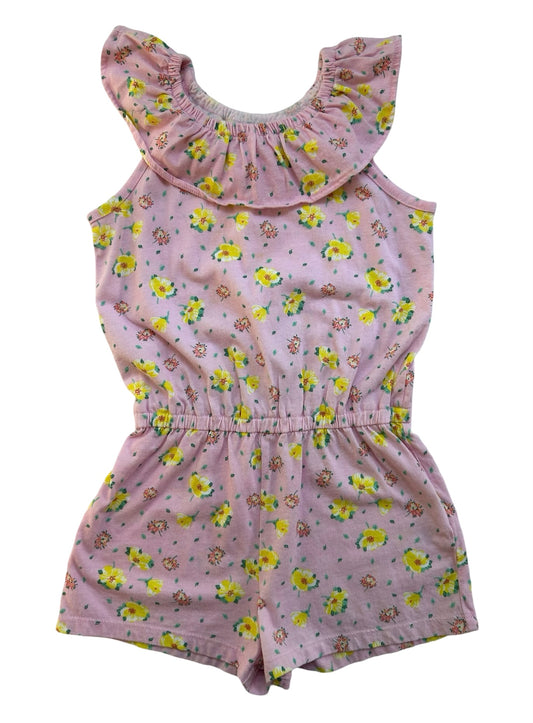 6/6X Toddler Girl’s Carters Kid Floral Jersey Print Romper