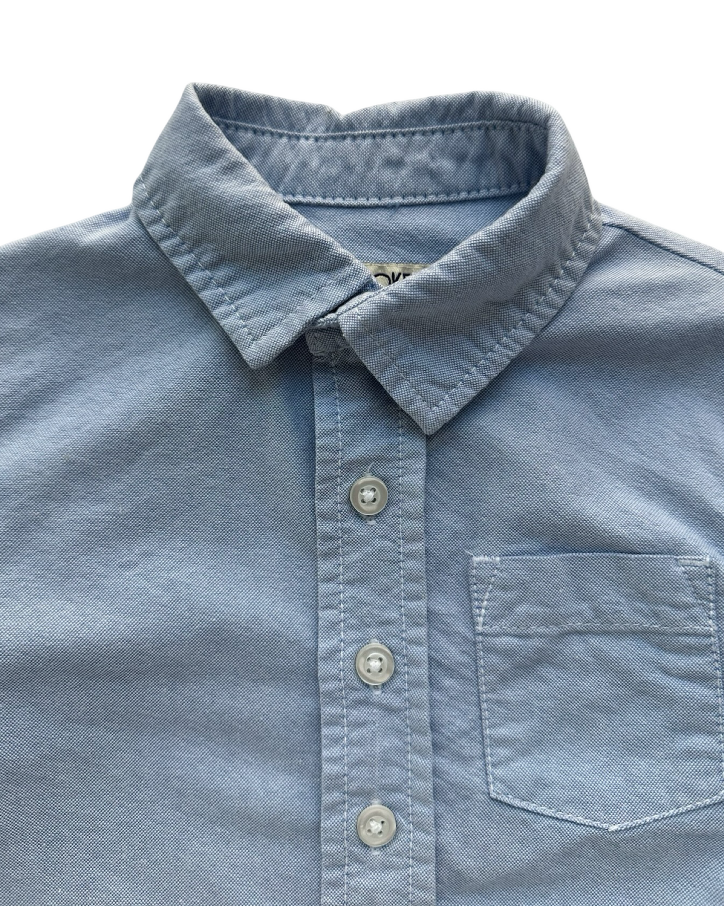 18M Baby Boys Cherokee Long Sleeve Button Down Shirt.