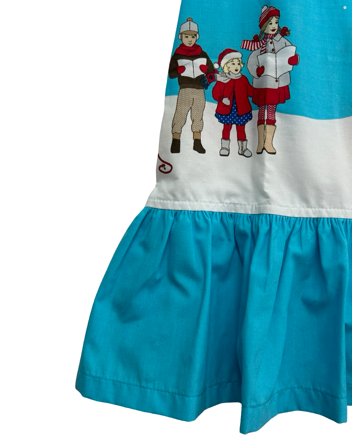 2T Toddler Girls Eleanor Rose Rhonda Polka Dots Santa Snow Christmas Long Sleeve Dress