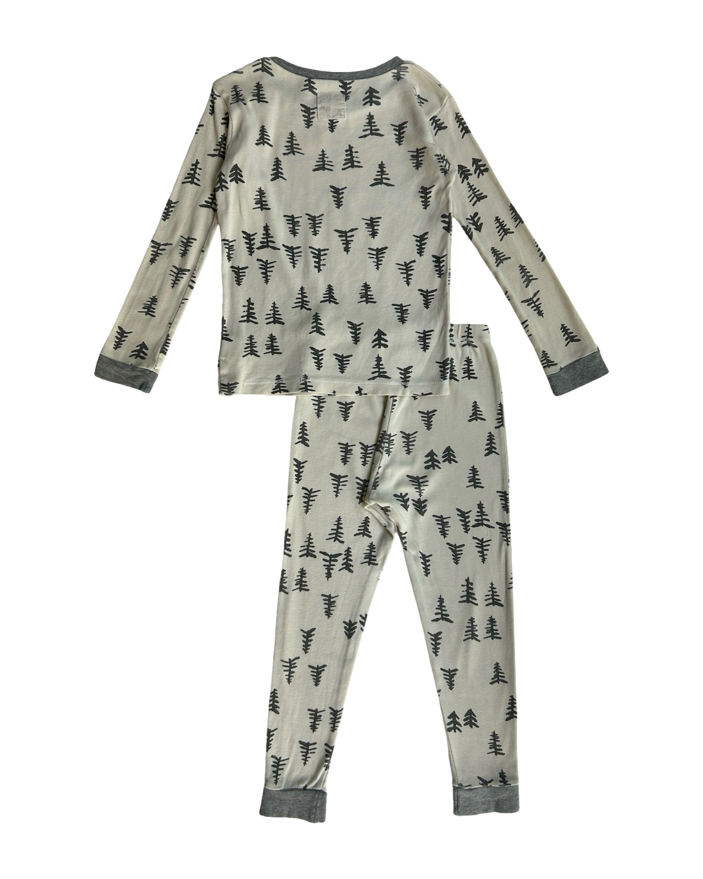 4T Toddler Girls/Boys (UNISEX) Burt’s Bees Kids Trees Organic Cotton 2 Piece Pjs Set