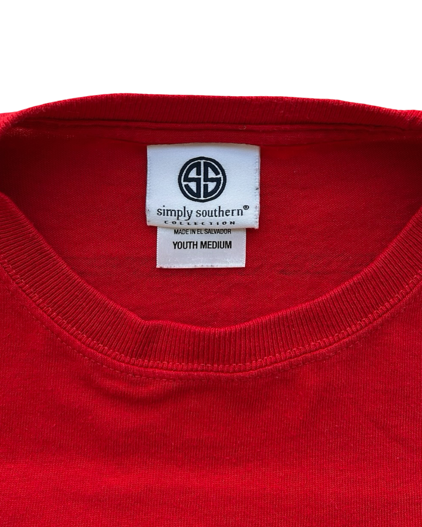 Medium 8 -10Y Simply Southern “Nauti or Nice Preppy Holidays” Long Sleeve T-Shirt.