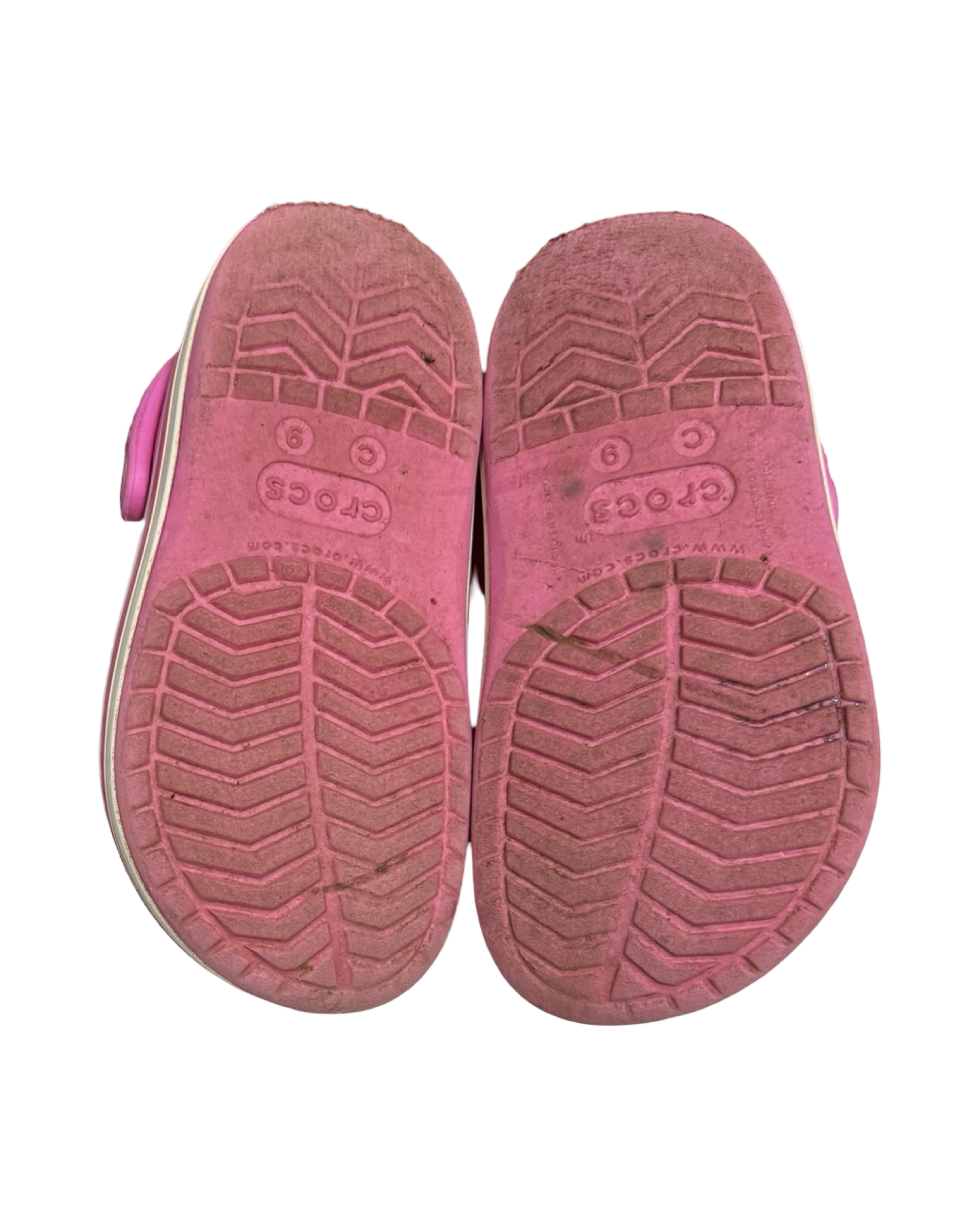 9C Toddler Girl Pink Classic Crocband Crocs Shoes