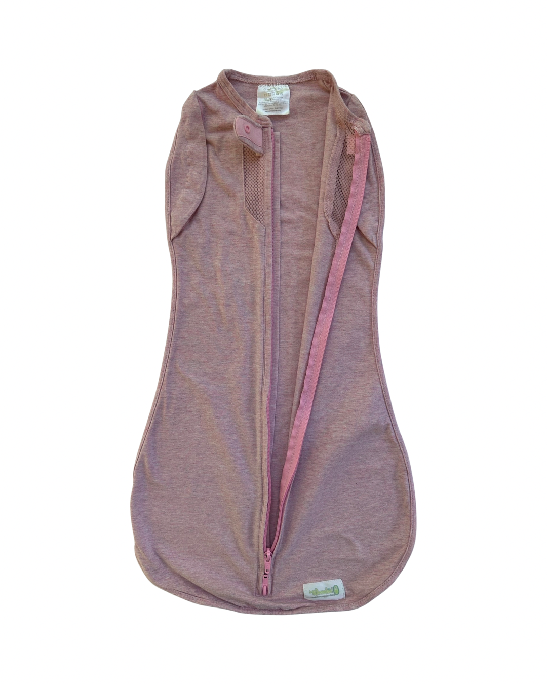 3-6M Baby Girl Pink Posy Convertible Woombie Swaddle / Sleep Sack 14-19lbs