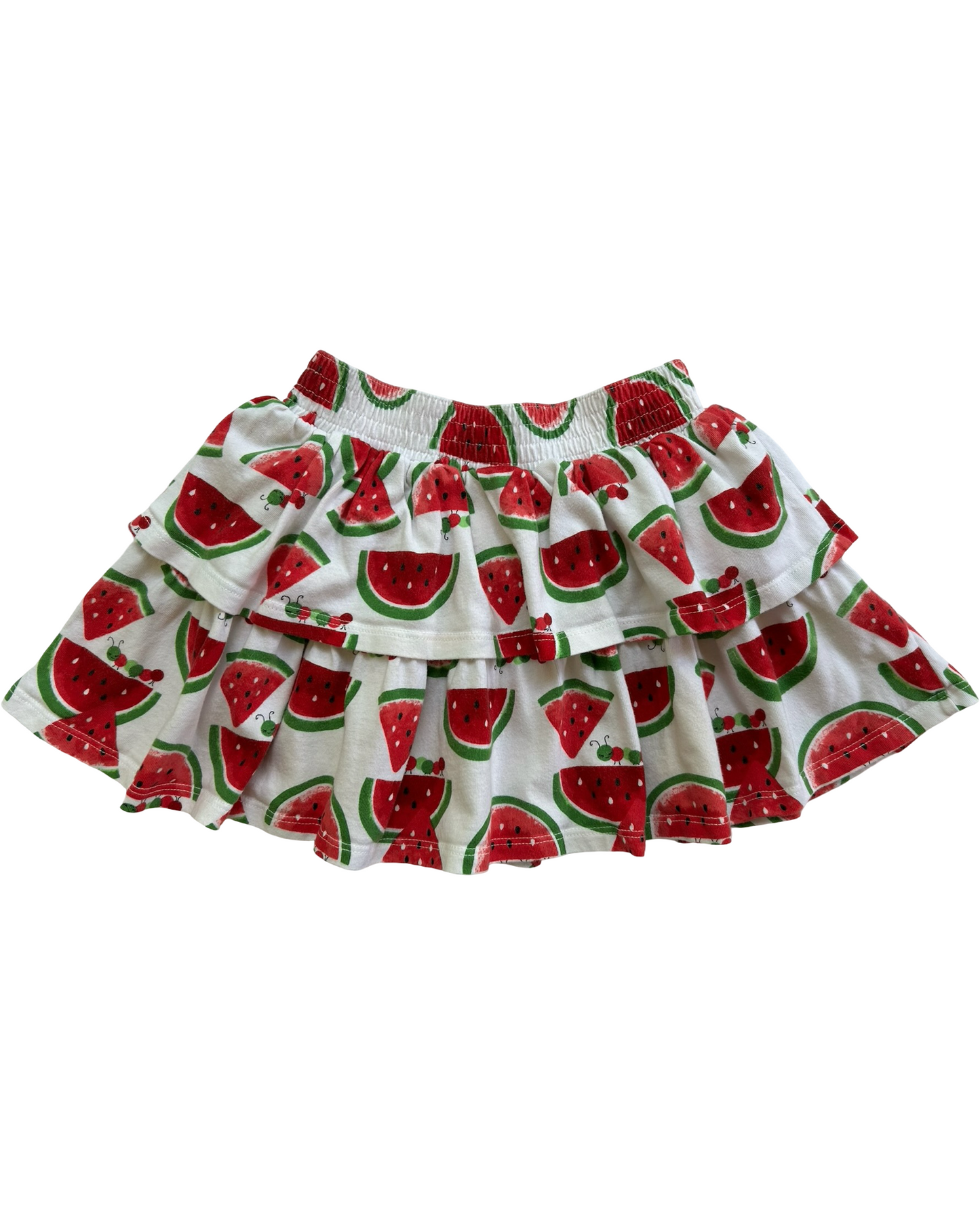 4Y Toddlers Girls Crazy 8 Watermelon 🍉 🍉 Ruffle Skirt