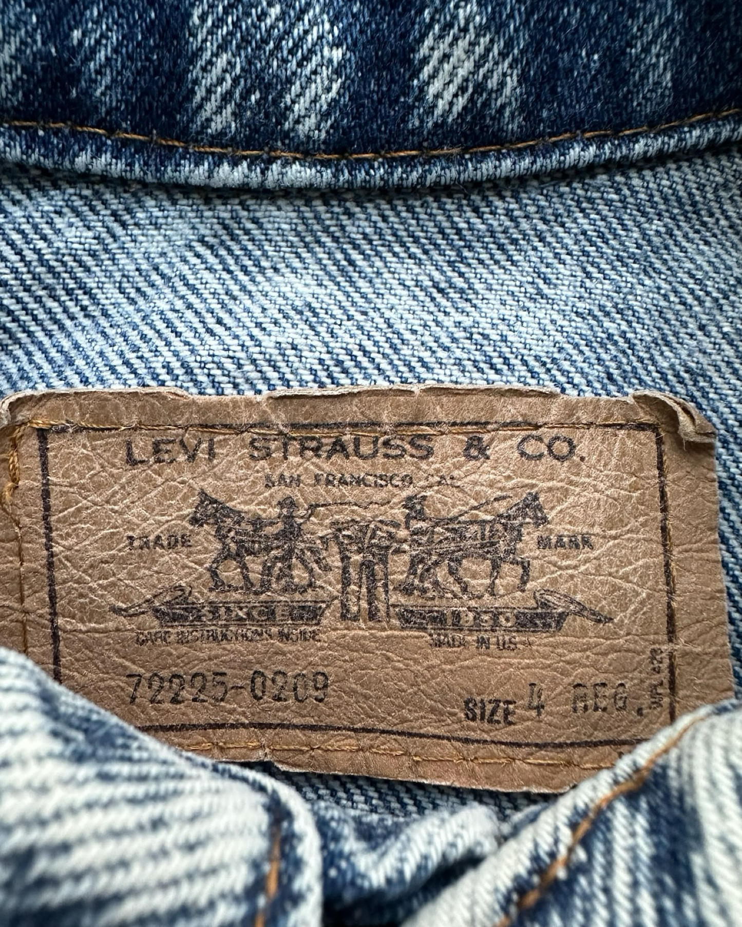 4T Toddler Girl / Boy REG Levis Orange Tab Vintage Jean Jacket