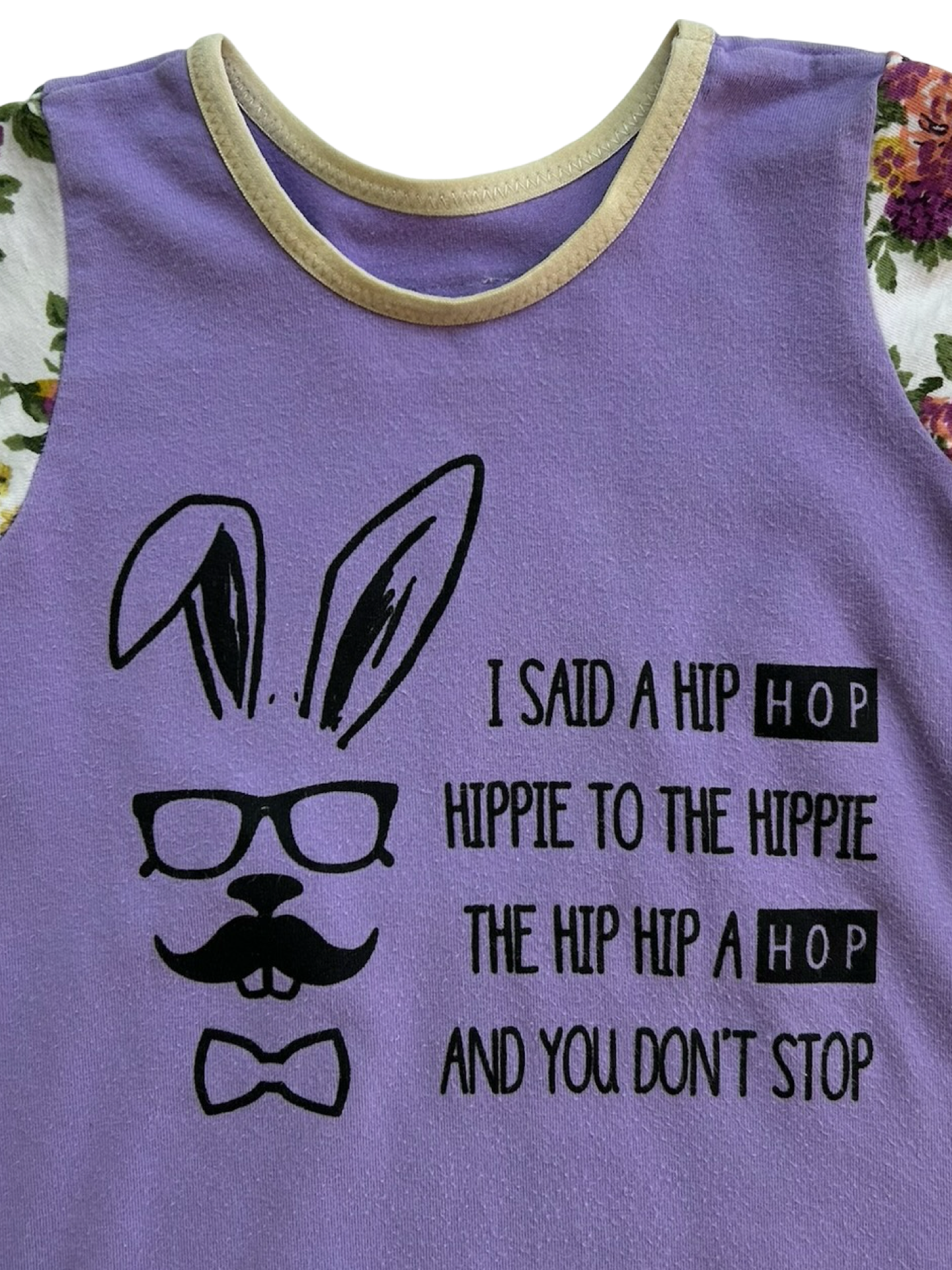 12M Baby Girls Gigi And Max Easter Bodysuit I SAID A HIP HOP, HIPPIE TO THE HIPPIE THE HIP HIP A HOP AND YOU DON’T STOP