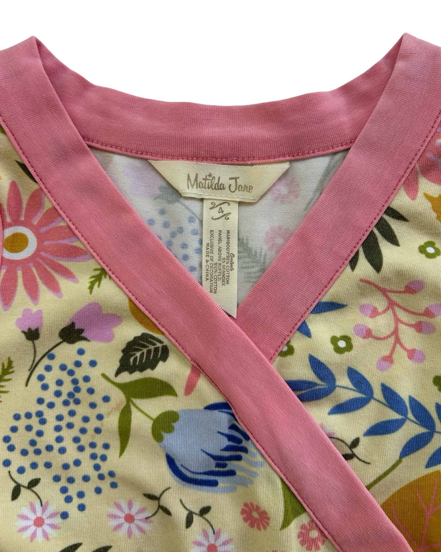 4T Toddlers Girls Matilda Jane May Day Garden Fairy Floral Dress.