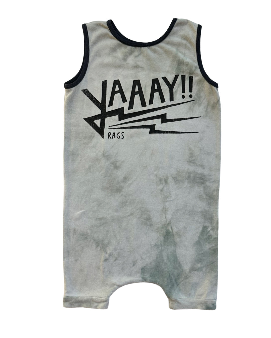 2T Toddler Boy RAGS to Raches YAAAY! Romper