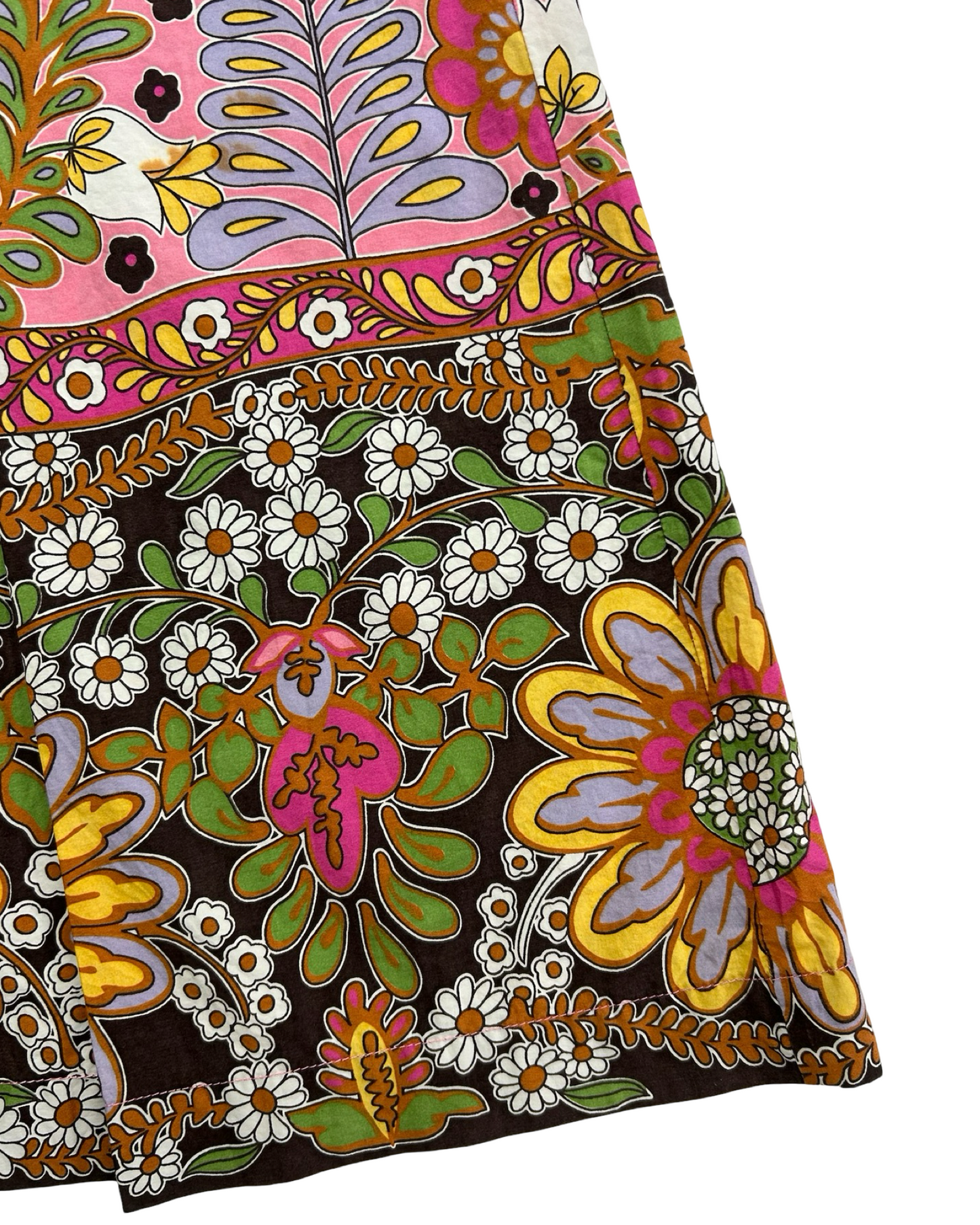 Women’s Size 4 Cabi Style Ashbury Pleated Cotton Floral Boho Hippie Skirt