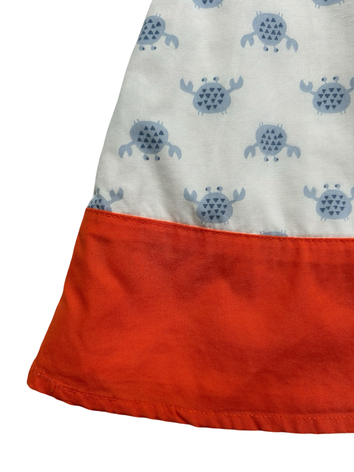 6M-12M Baby Girls Gymboree Cute On The Coast Crabs 🦀🦀🦀🦀 Dress / Diaper Cover 2 Pieces Set.