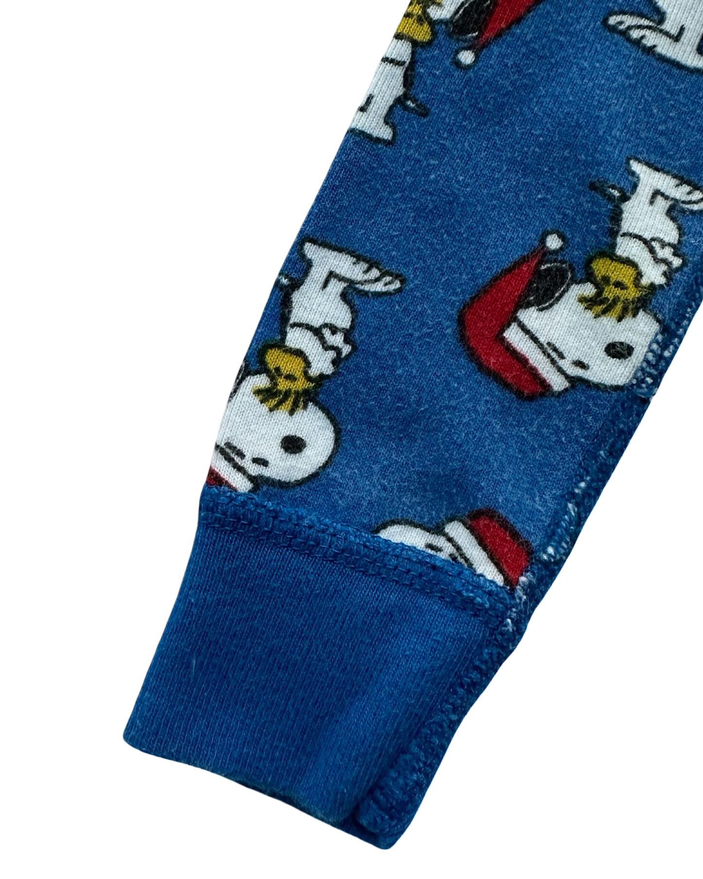 2T Toddler Boys Hanna Andersson Peanuts Snoopy Santa Hat Christmas Jammies, Pjs 2 Pieces Set.