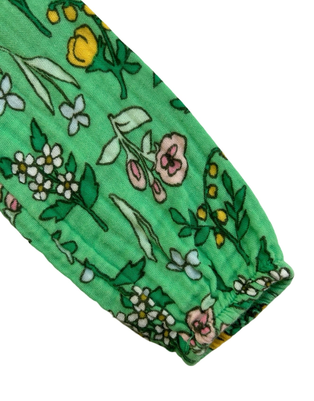 18M Baby Girl’s Cat & Jack Green Long Sleeve Floral Dress