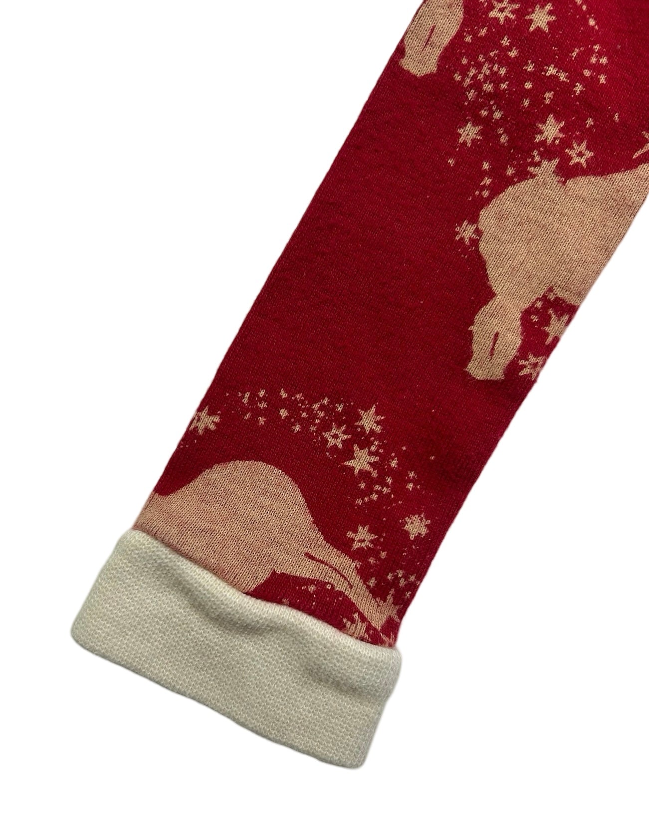 6M-9M Burt’s Bees Baby, Baby’s Boy / Girl Reindeer Christmas Pajamas