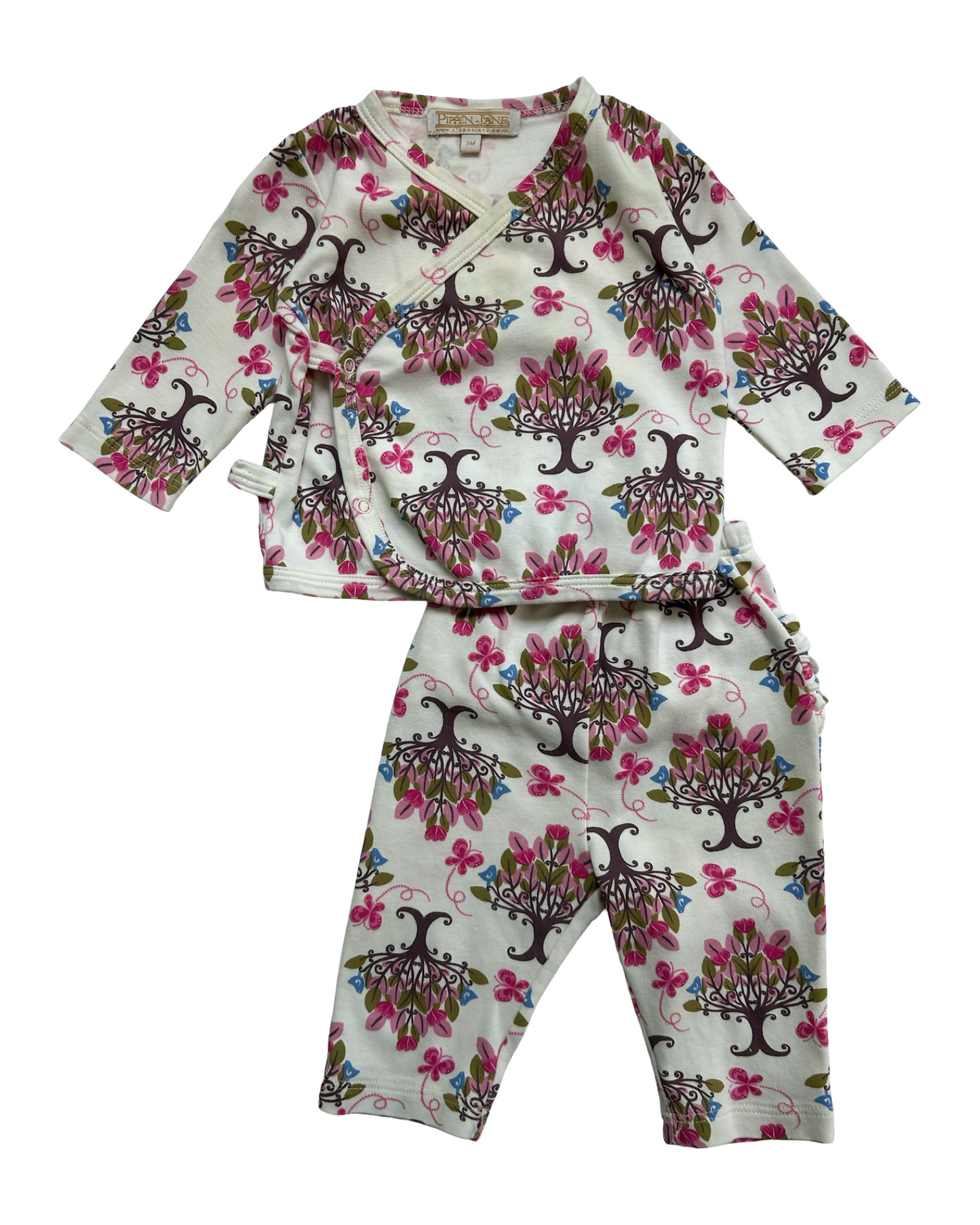 3M Baby Girls Pippen Lane Floral Boutique Two Pieces Set.