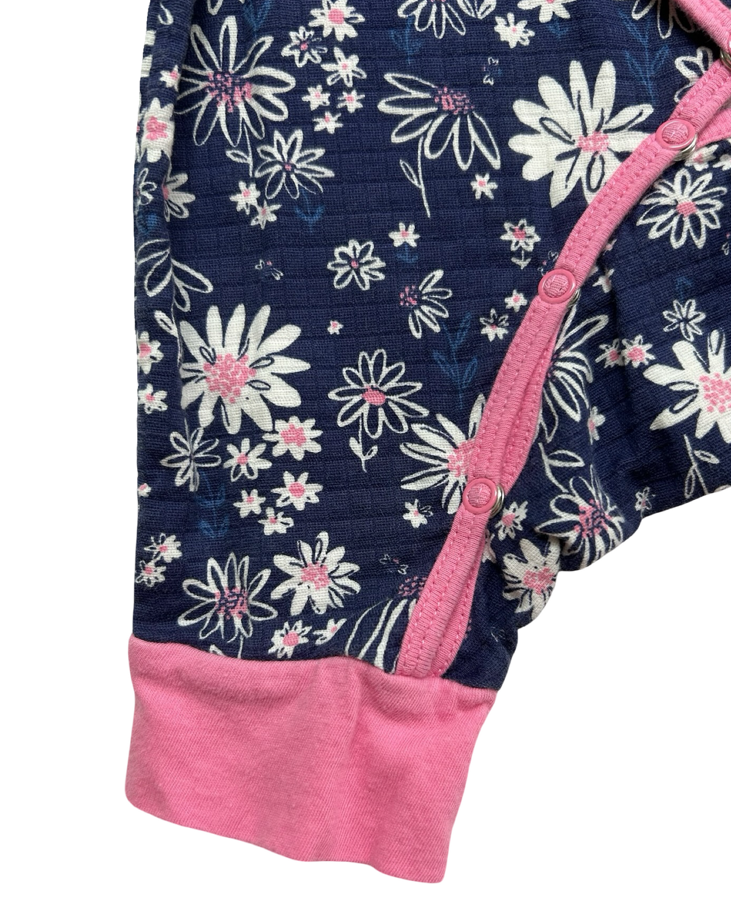 0-3M Baby Girl’s Angel Dear Vintage Floral Sleeve Romper.